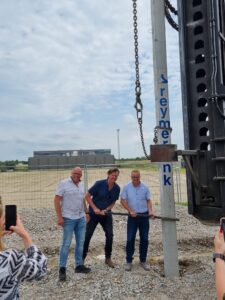 Eerste paalmoment bedrijfspand Reymerink