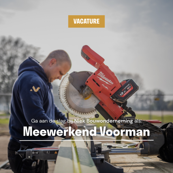 Vacature meewerkend voorman Harderwijk