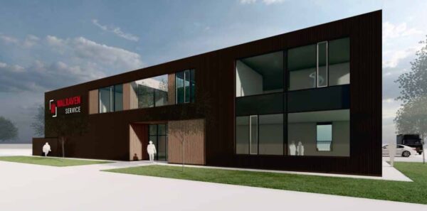 Nieuwbouw bedrijfsruimte Walraven Service Zeewolde